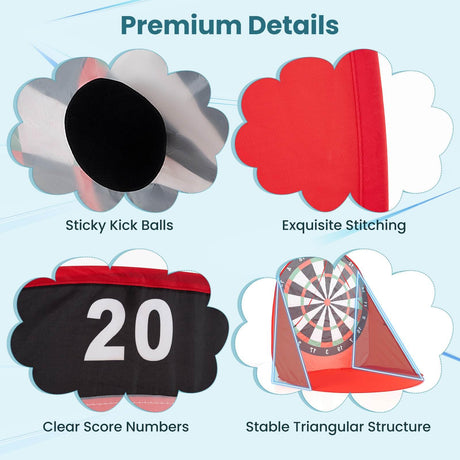 Foldable and Portable Large Dart Board for Kids