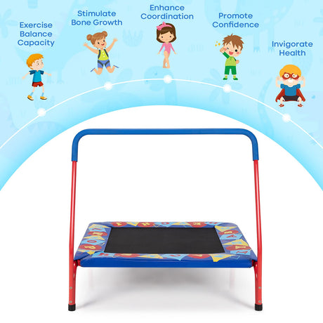 36” Square Toddler Trampoline - Babyjoy
