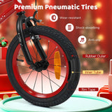 Toddler Training Bike with Music Function and Removable Training Wheels