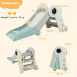 Kids Slide, Indoor Kids Folding Freestanding Slides w/Climber