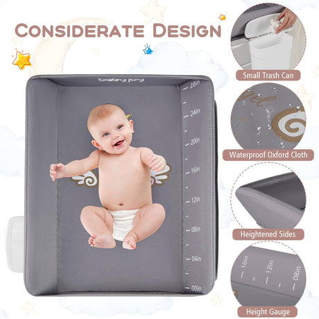 BABY JOY Foldable Baby Changing Table