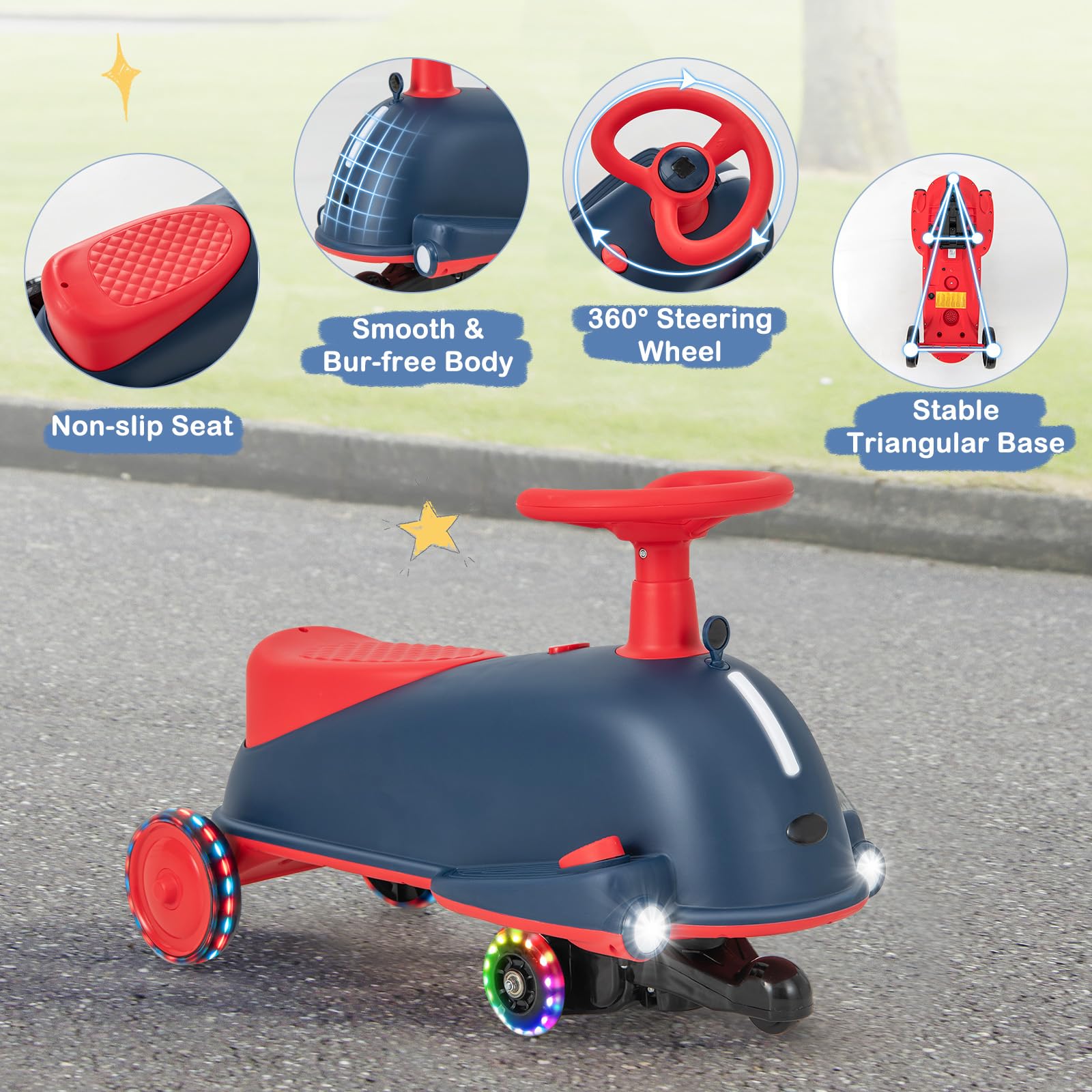 kids wiggle car