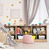 BABY JOY Kids Bookshelf & Toy Shelf, Storage Cabinet w/ 5 Compartments for Organizing Toys, Dolls