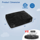 Sensory Mat with Foam Blocks and Washable Velvet Cover