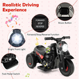 HONEY JOY Kids Motorcycle 6V Battery Powered Ride on Motorbike with Bubble Maker
