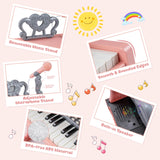 HONEY JOY Mini Keyboard Piano for Kids, 25 Keys Electric Piano