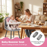 BABY JOY 9-in-1 Convertible High Chair, Kids Table and Chair Set