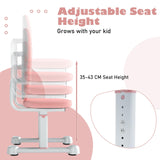 Kids Desk Chair, Children Study Chair w/Double Back Support & Adjustable Height