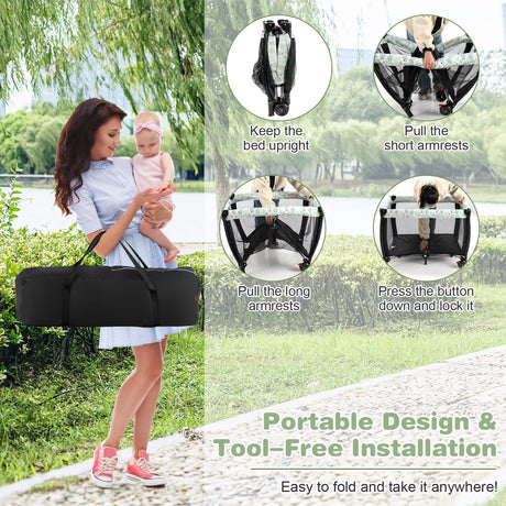 BABY JOY Portable Baby Bassinets