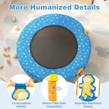 Children Trampoline with Foam Handle and Safety Cover for Toddlers