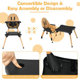 BABY JOY 5 in 1 High Chair, Convertible High Chairs for Babies and Toddlers/Booster Seat/Table and Chair Set