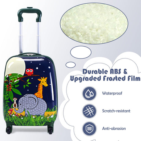 16” Toddlers Carry-on Suitcase & 13” Backpack Set