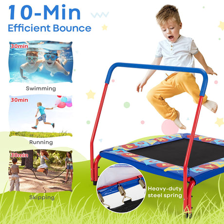 36” Square Toddler Trampoline - Babyjoy