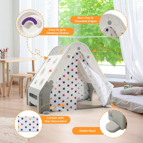 HONEY JOY Kids Play Tent, Hideaway Playhouse for Children