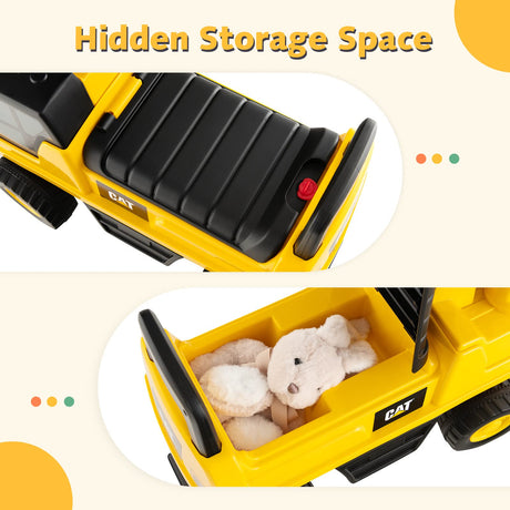 HONEY JOY Kid's Rid-On Digger, Functional Excavator Toy