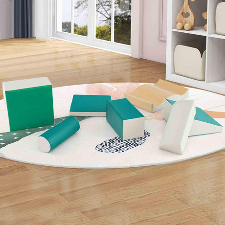 Kids Crawl & Climb Foam Play Set, 7-Piece - Baby Joy