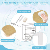 HONEY JOY Kids Play Doctor's Office w/Blackboard, Pet Scale, Faucet, Sink