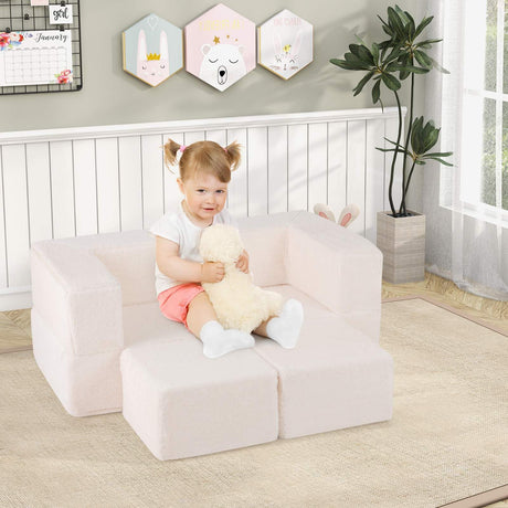 Baby Joy Convertible Foam Armchair for Children