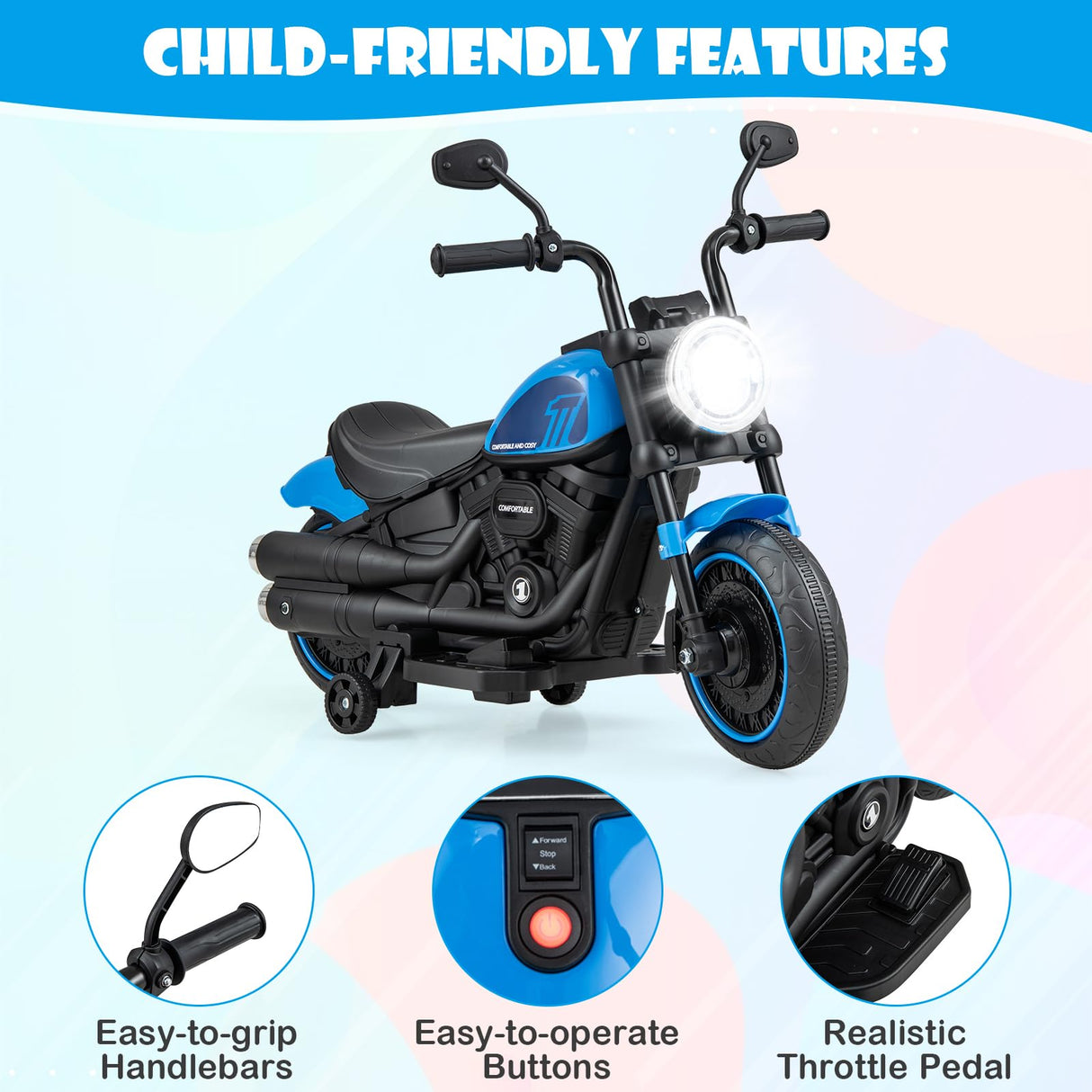 HONEY JOY Kids Electric Motorcycle