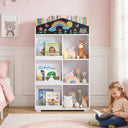 HONEY JOY House Shaped Kids Bookshelf, Toy Storage Organizer