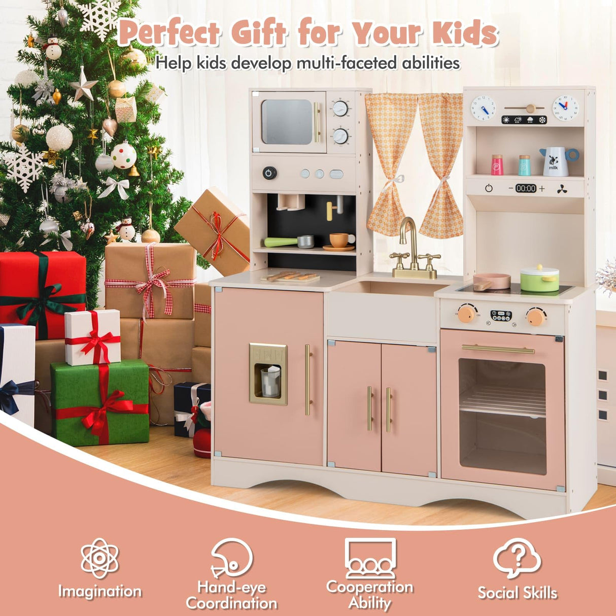 HONEY JOY Kids Kitchen Playset