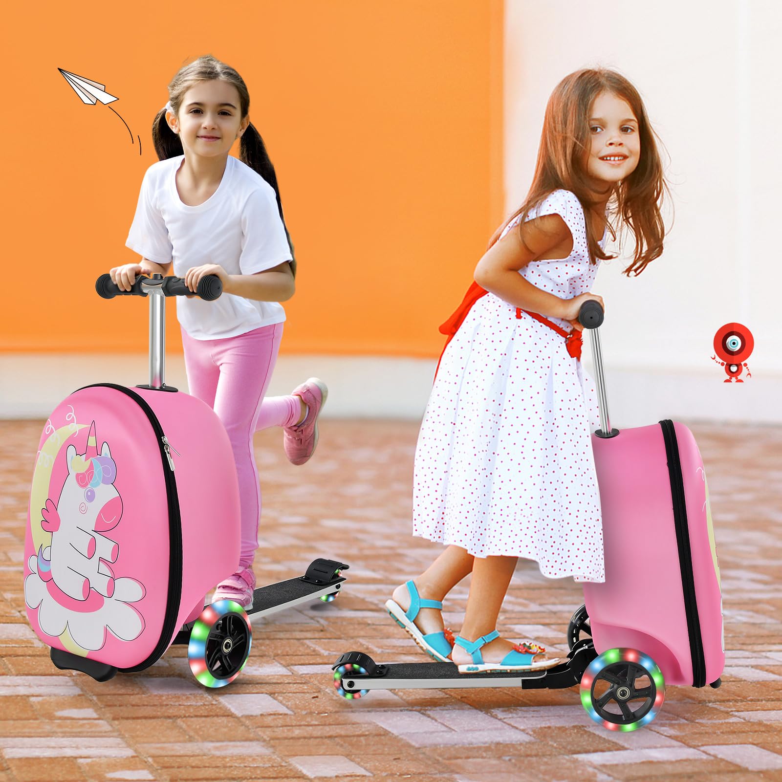 Childrens suitcase scooter hotsell