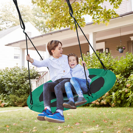 HONEY JOY 40”/100CM Saucer Tree Swing, Kids Flying Circle Swing Seat