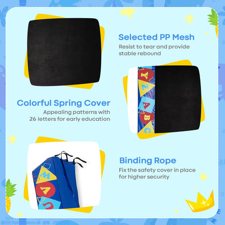 36” Square Toddler Trampoline - Babyjoy