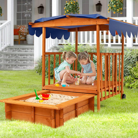 Kids Wooden Sandpit