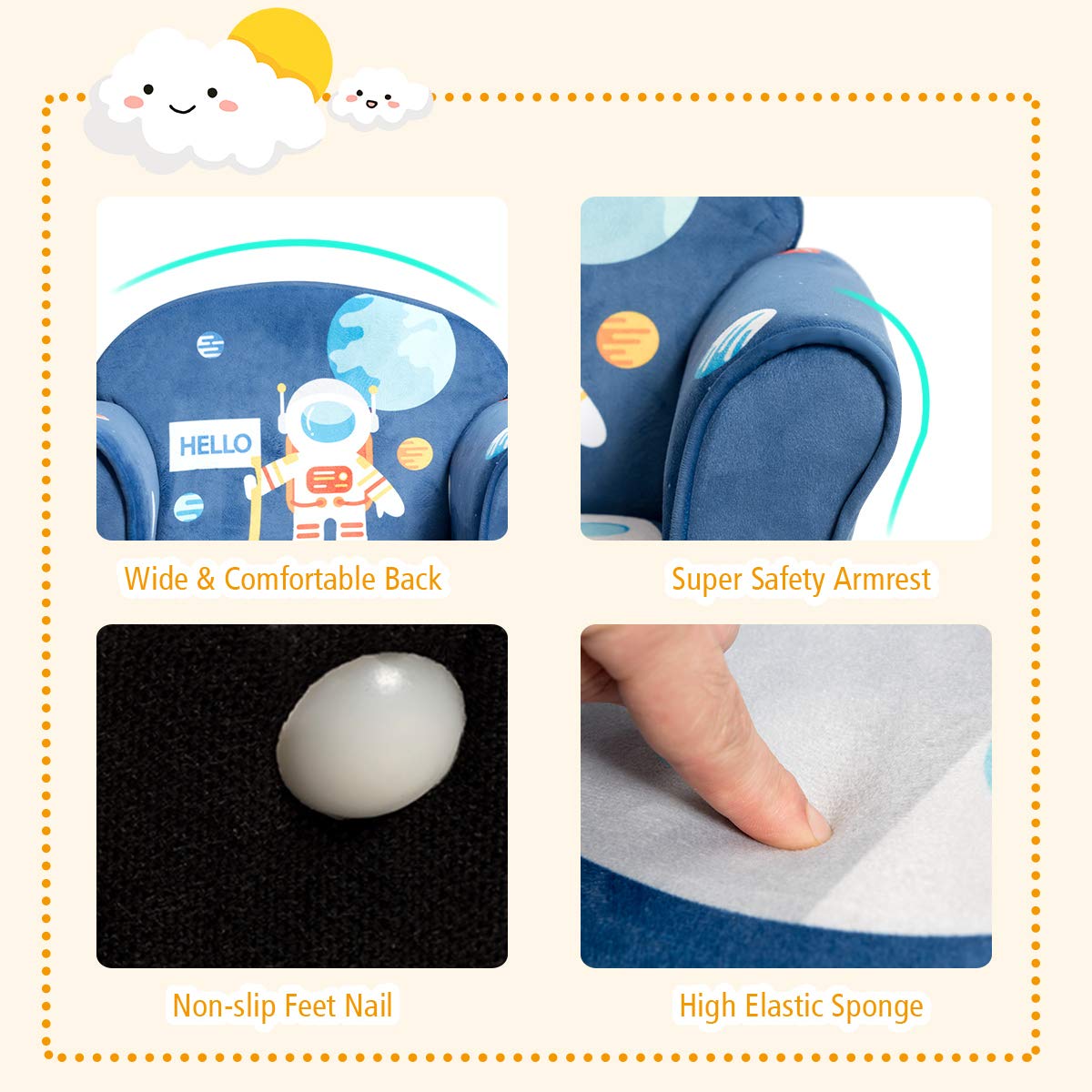 HONEY JOY Kids Sofa