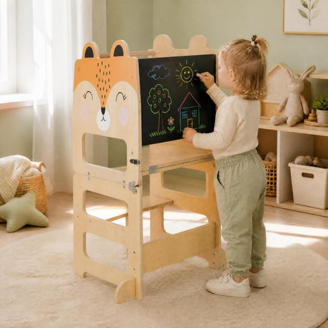 BABY JOY 3-in-1 Toddler Kitchen Step Stool