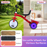 Toddler Bike with Glowing Rear Wheels and Adjustable Seat