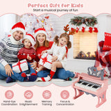 HONEY JOY Mini Keyboard Piano for Kids, 25 Keys Electric Piano