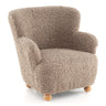 Kids Sofa, Comfy Toddler Armchair with Solid Rubber Wood Legs