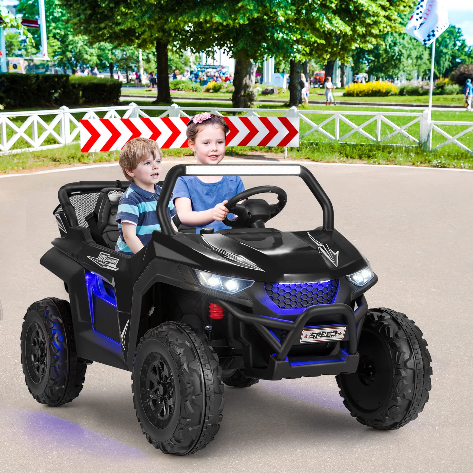 2-Seater Ride on Car | 12V Electric UTV - Baby Joy AU – Babyjoy