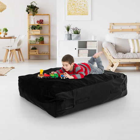 Sensory Mat with Foam Blocks and Washable Velvet Cover