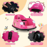 12V Electric Kids Ride on Bumper Car with Remote Control for Toddlers 2-5 Years Old