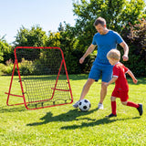 Foldable Soccer Rebounder Net with Adjustable Bounce Back