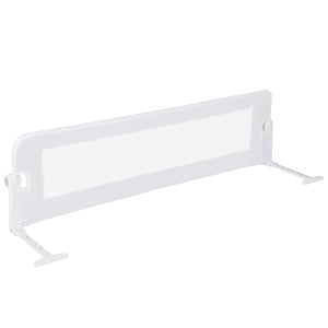 152 x 42 cm Swing Down Baby Bed Guard Rail, White - Baby Joy
