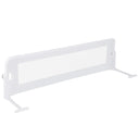 152 x 42 cm Swing Down Baby Bed Guard Rail, White - Baby Joy