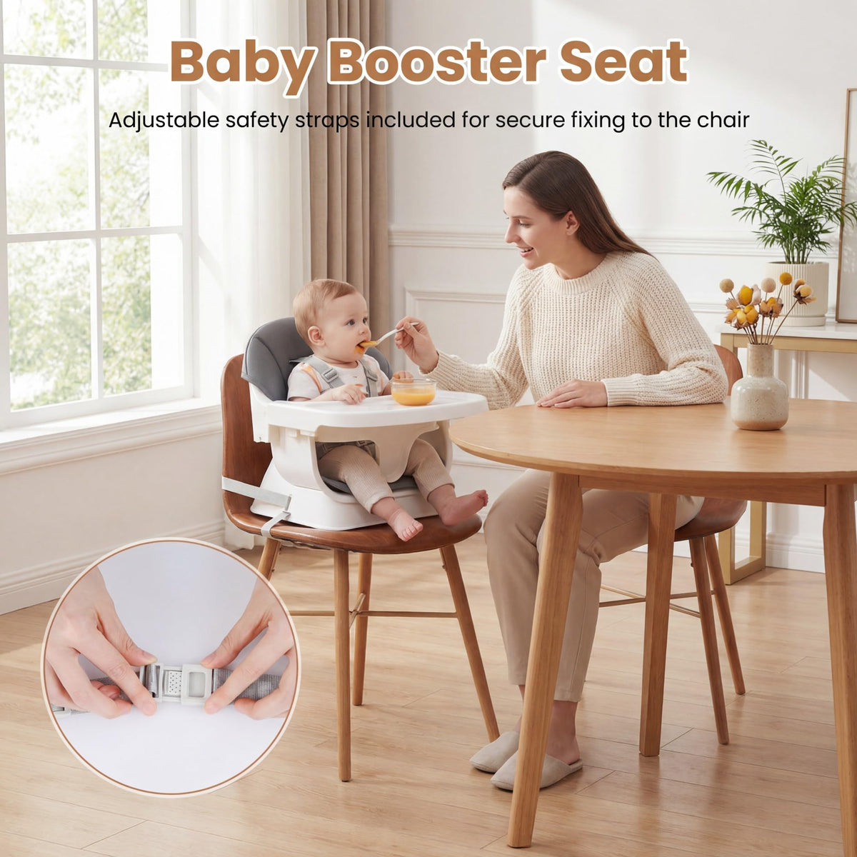 BABY JOY Convertible High Chair for Babies & Toddlers