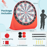 Foldable and Portable Large Dart Board for Kids
