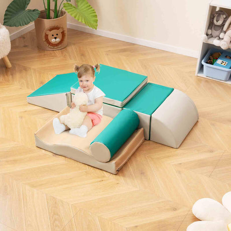 Kids Crawl & Climb Foam Play Set, 7-Piece - Baby Joy