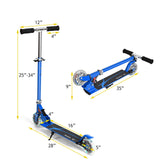 Folding Kick Scooter for Kids, 2 Flash Wheels Deluxe Aluminum