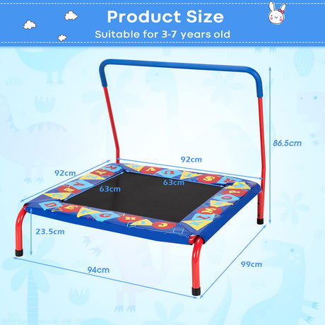 36” Square Toddler Trampoline - Babyjoy