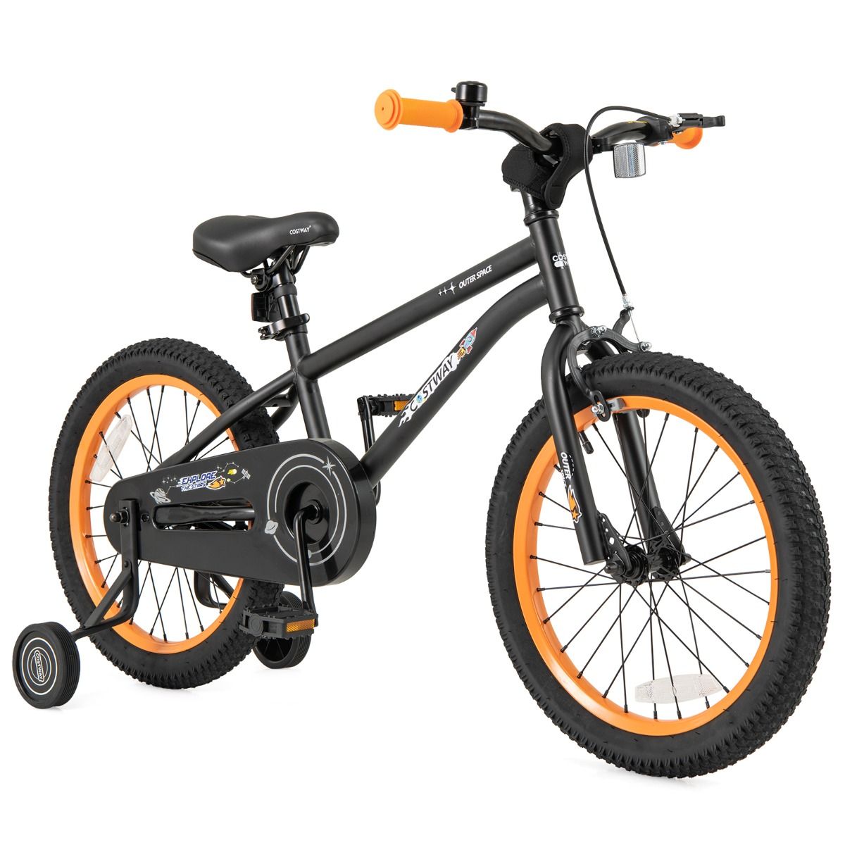 HONEY JOY 14 16 18 Inch Kid’s Bike Bicycle Removable Training Wheels for 3-8 Years