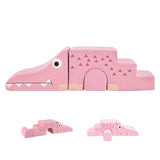 Kids Climbing Foam Blocks Playset with Removable Velvet Covers