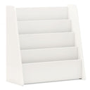4-Tier Kids Wooden Bookshelf with Deep Compartments