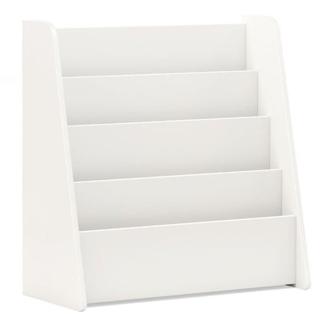 4-Tier Kids Wooden Bookshelf with Deep Compartments