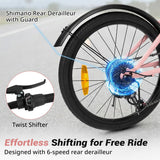 Lighted Cycling Bike with Adjustable Handlebar and Seat